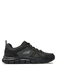 skechers - Skechers Sneakersy Bucolo 52630/BBK Czarny. Kolor: czarny. Materiał: materiał #1