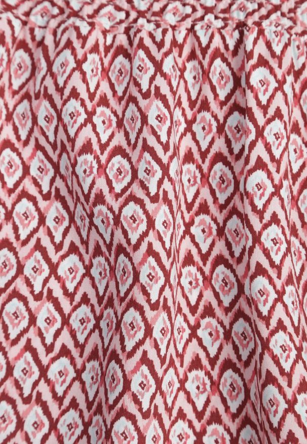 Born2be - Różowe Wiskozowe Spodnie z Szerokimi Nogawkami i Gumką w Pasie Athulia. Kolor: różowy. Materiał: wiskoza. Sezon: wiosna, lato