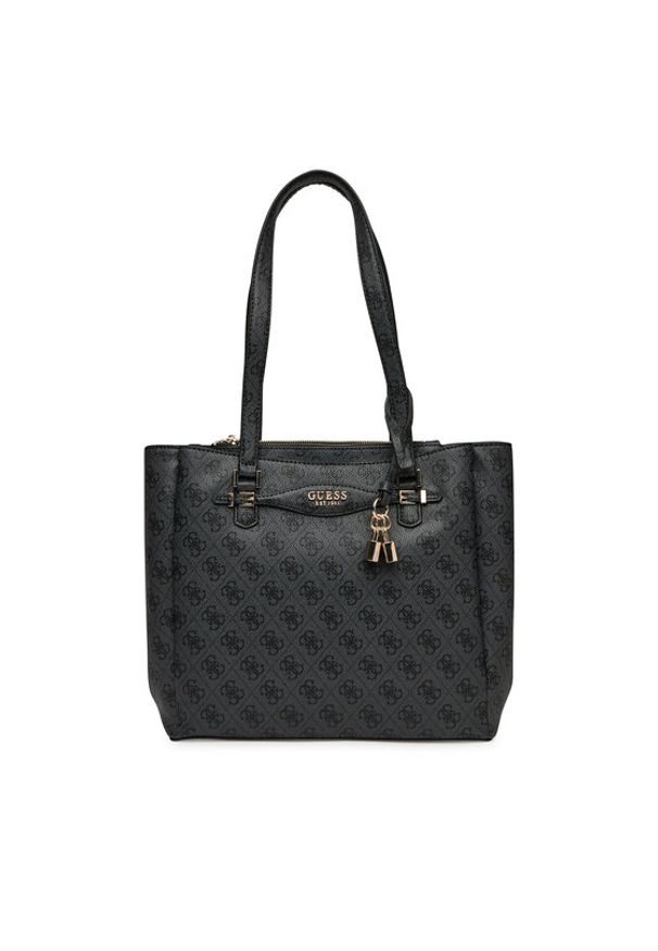Guess Torebka Katya HWSG96 52230 Szary. Kolor: szary. Materiał: skórzane
