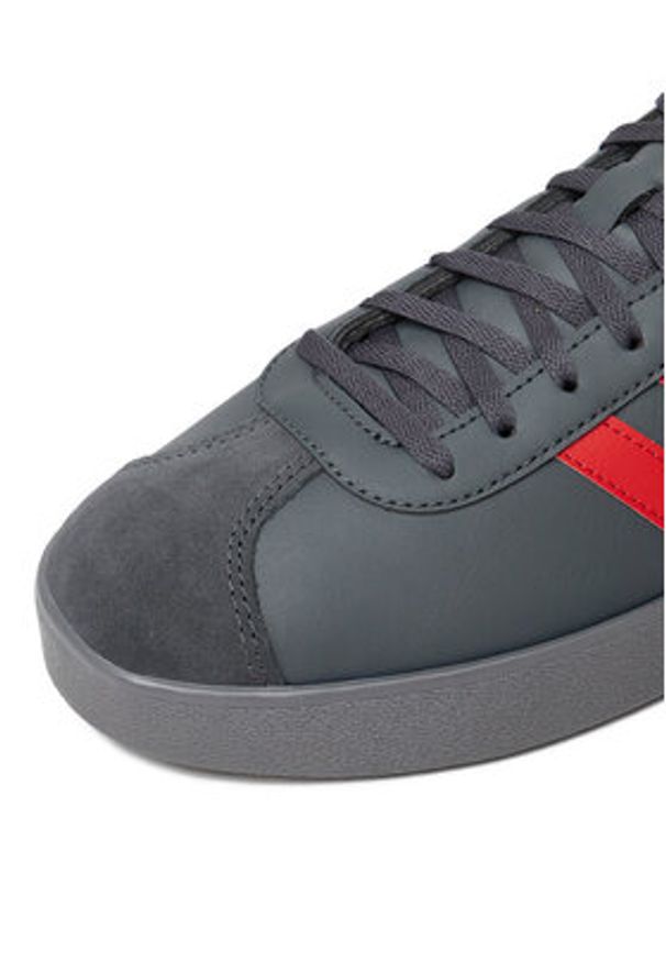 Adidas - adidas Sneakersy VL COURT BASE JR2211 Szary. Kolor: szary. Materiał: skóra