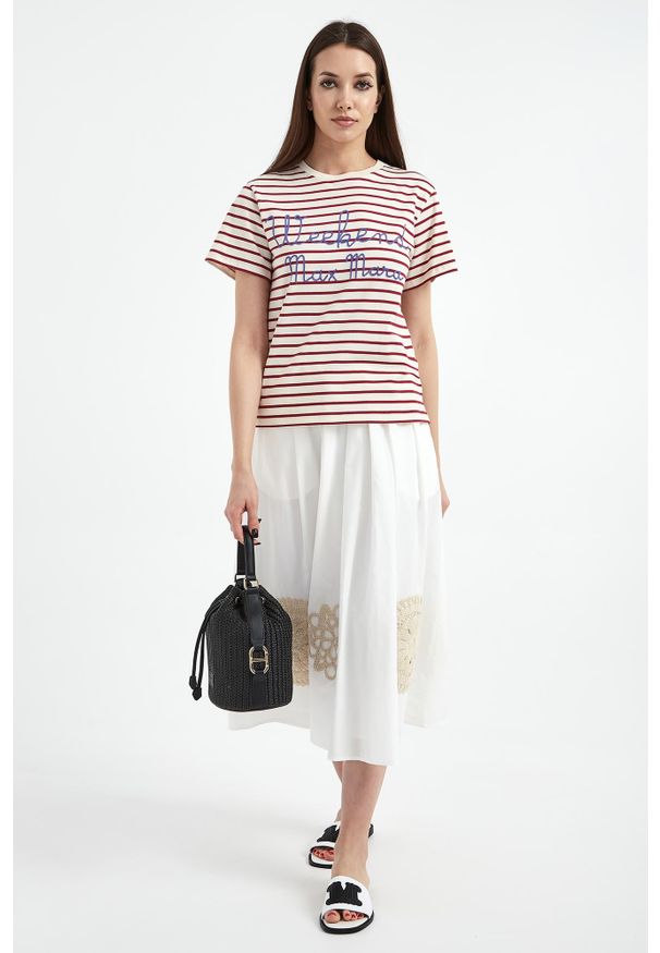 Weekend Max Mara - T-shirt damski w paski Olga WEEKEND MAX MARA. Wzór: paski