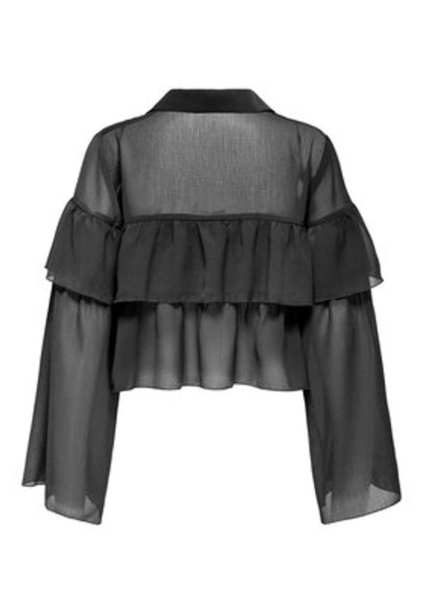 only - ONLY Bluzka Suzzi 15360661 Czarny Regular Fit. Kolor: czarny. Materiał: syntetyk