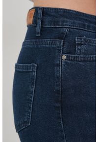 Answear Lab Jeansy damskie high waist. Stan: podwyższony. Kolor: niebieski. Styl: wakacyjny #4