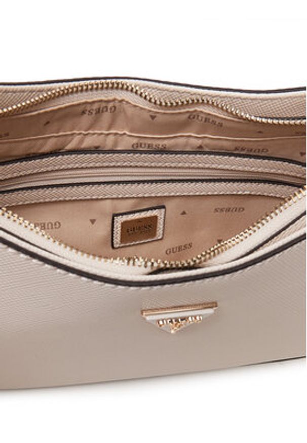 Guess Torebka Noelle II HWZG96 72180 Écru. Kolor: kremowy. Materiał: skórzane
