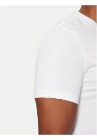 Calvin Klein Jeans T-Shirt J30J320936 Biały Slim Fit. Kolor: biały. Materiał: bawełna