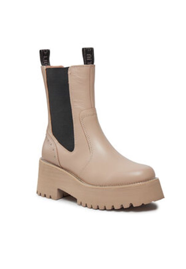 Liu Jo Sztyblety Flair 06 SF3019 PX241 Beżowy. Kolor: beżowy. Materiał: skóra