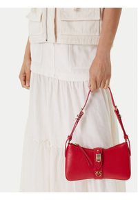 Pinko - PINKO Torebka Arthemis Shoulder Mini AI 24-25 PLTT 103512 A29V Czerwony. Kolor: czerwony. Materiał: skórzane