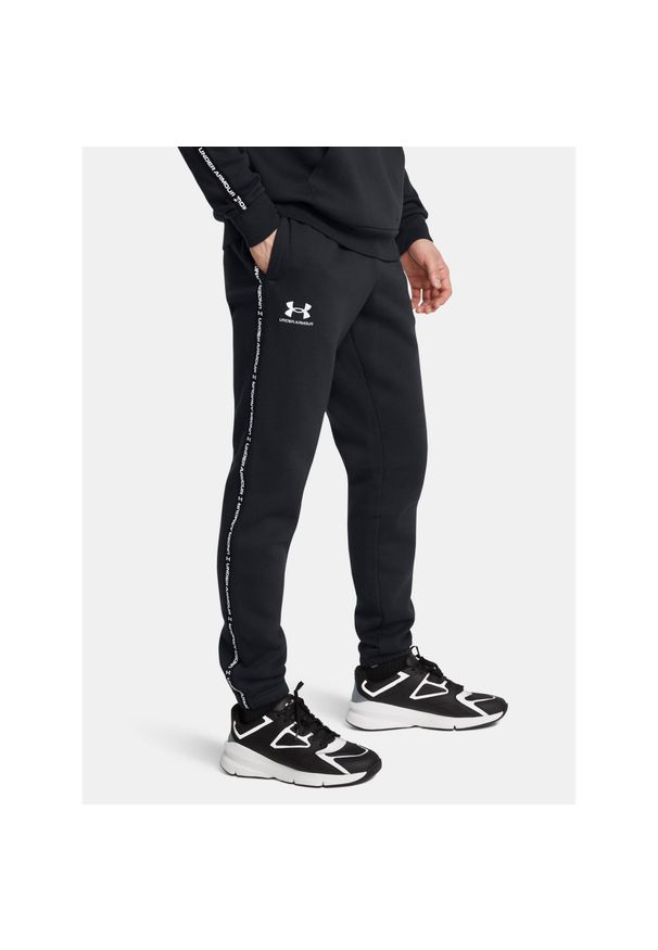 Spodnie męskie Under Armour Icon Fleece Jgr. Kolor: czarny. Sport: fitness