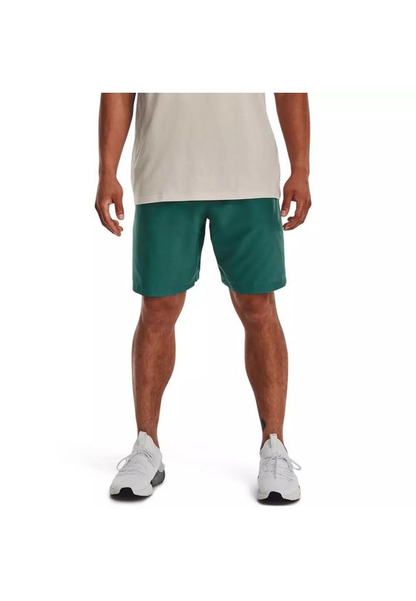 Spodenki do MMA męskie Under Armour Woven Graphic. Kolor: zielony