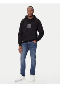 Hugo - HUGO Bluza Duspliter 50542787 Czarny Relaxed Fit. Kolor: czarny. Materiał: bawełna