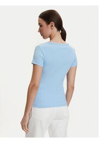 Tommy Jeans T-Shirt DW0DW17385 Niebieski jasny Slim Fit. Kolor: niebieski. Materiał: bawełna #3
