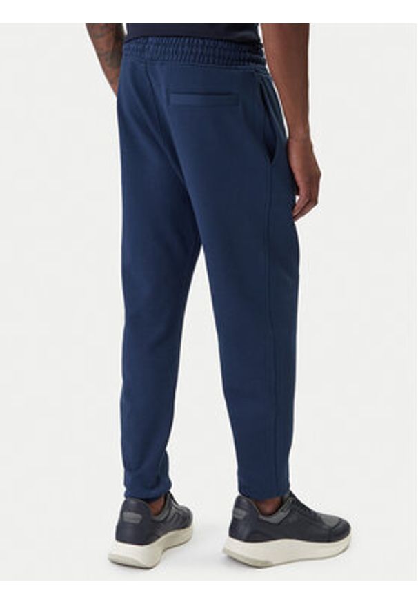 BOSS Spodnie dresowe Sechup 50533392 Niebieski Regular Fit. Kolor: niebieski. Materiał: bawełna