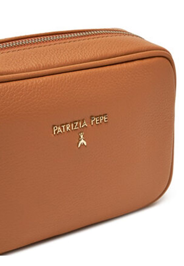 Patrizia Pepe Torebka CB0071/L001-B815 Brązowy. Kolor: brązowy. Materiał: skórzane