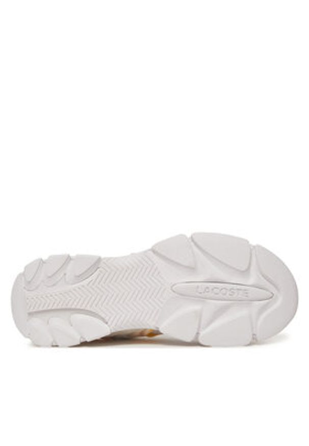 Lacoste Sneakersy L003 7-49SMA0003 Biały. Kolor: biały. Materiał: materiał