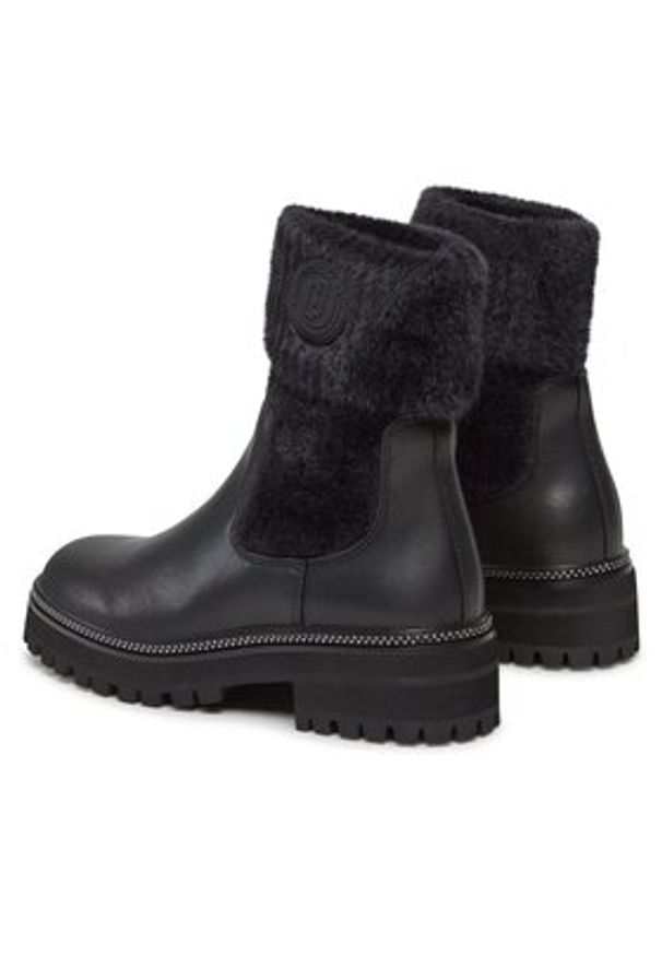 Liu Jo Botki Pink 226 SF3199 PX432 Czarny. Kolor: czarny. Materiał: skóra