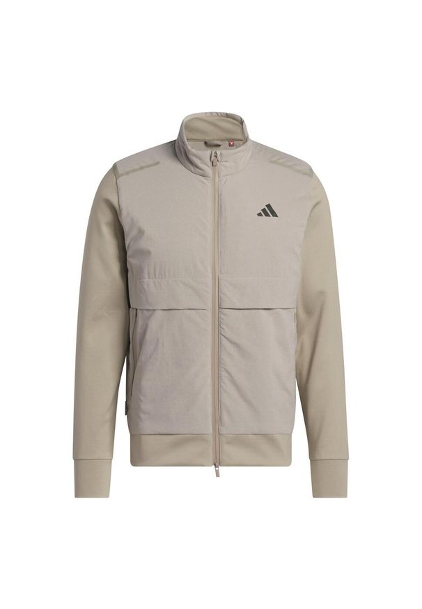 Adidas - Kurtka Ultimate365 Tour Frostguard Full-Zip. Typ kołnierza: golf. Kolor: beżowy. Sport: golf
