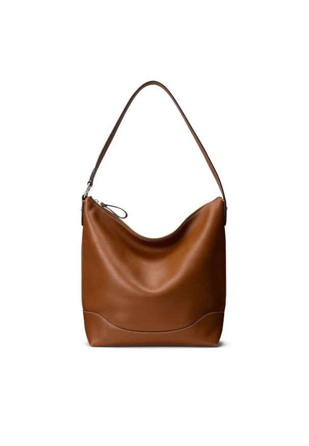 Lauren Ralph Lauren - LAUREN RALPH LAUREN Torebka 431P03419001 Brązowy. Kolor: brązowy. Materiał: skórzane