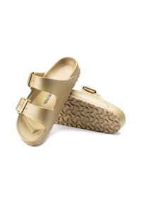 Klapki damskie Birkenstock Arizona Eva. Kolor: żółty. Materiał: materiał, syntetyk #2