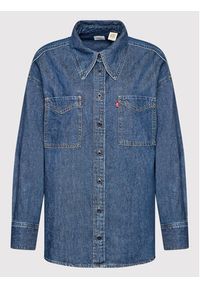 Levi's® Koszula jeansowa Jadon A1776-0000 Granatowy Relaxed Fit. Kolor: niebieski. Materiał: jeans, bawełna