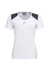 Koszulka tenisowa dziewczęca z krótkim rękawem Head Club 22Tech. Kolor: niebieski, wielokolorowy, biały. Długość rękawa: krótki rękaw. Długość: krótkie. Sport: tenis