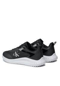 Calvin Klein Jeans Sneakersy Eva Runner Low Lace Ml Mix YM0YM00968 Szary. Kolor: szary. Materiał: materiał