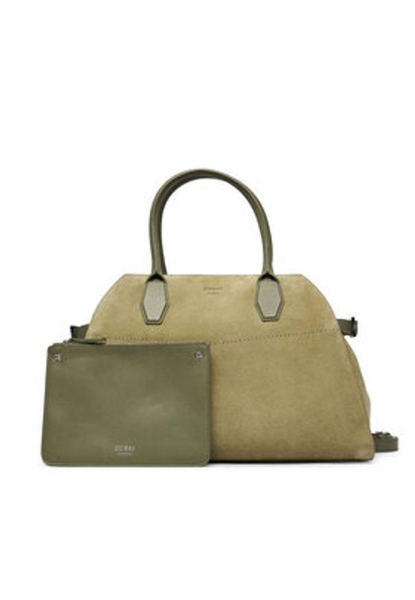 Guess Torebka HWYUSS P6276 Zielony. Kolor: zielony. Materiał: zamszowe, skórzane