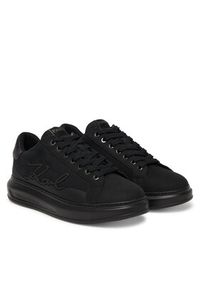 Karl Lagerfeld - KARL LAGERFELD Sneakersy Kapri KL52542F Czarny. Kolor: czarny. Materiał: nubuk, skóra #3