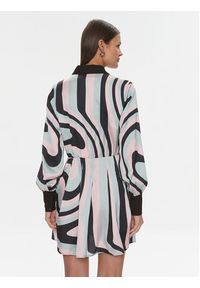 Silvian Heach Sukienka koszulowa Mini GPP24333VE Kolorowy Regular Fit. Materiał: syntetyk. Wzór: kolorowy. Typ sukienki: koszulowe. Długość: mini #4