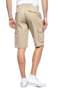 Wrangler - SPODENKI WRANGLER CARGO SHORT SAND W15DKC58N 112126791. Materiał: materiał #9