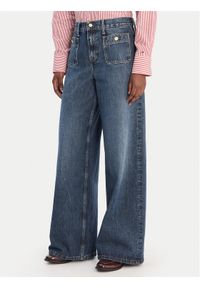 TOMMY HILFIGER - Tommy Hilfiger Jeansy WW0WW49387 Niebieski Wide Leg. Kolor: niebieski #1