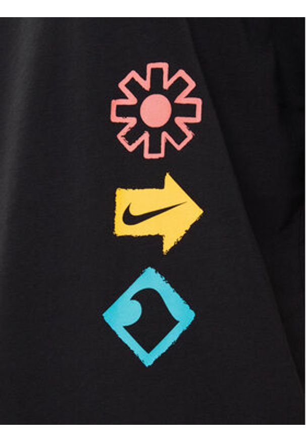 Nike T-Shirt HJ0762 Czarny Regular Fit. Kolor: czarny. Materiał: bawełna