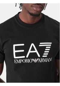 EA7 Emporio Armani T-Shirt 7M001412 AF22264 UC001 Czarny Regular Fit. Kolor: czarny. Materiał: bawełna #5