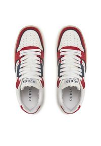 Guess Sneakersy FM8ANC LEL12 Czerwony. Kolor: czerwony. Materiał: skóra