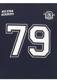 Big-Star - koszulka chłopięca z nadrukiem w stylu college granatowa mores 403. Kolor: niebieski. Materiał: bawełna, dzianina. Wzór: nadruk. Styl: sportowy #2