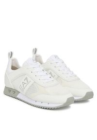 EA7 Emporio Armani Sneakersy 7X000334 AF18610 MZ024 Biały. Kolor: biały. Materiał: skóra #4