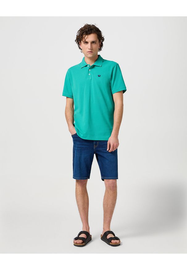 Wrangler - WRANGLER MĘSKIE SPODENKI JEANSOWE WRANGLER TEXAS SHORTS VINTAGE STORM 112362313. Styl: vintage