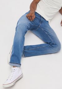 Mustang - MUSTANG TRAMPER STRAIGHT MĘSKIE SPODNIE JEANSOWE JEANSY DENIM BLUE 1013720 5000 412