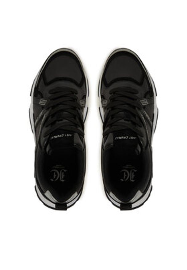 Just Cavalli Sneakersy 79QA3SH5 ZPB66 Czarny. Kolor: czarny. Materiał: skóra