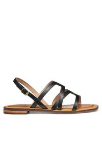 Geox Sandały D Sozy Qc D55YFA 0001J C9999 Czarny. Kolor: czarny. Materiał: skóra #1