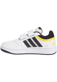 Adidas - Buty adidas Hoops 3.0 Cf C Jr IF5316 białe. Zapięcie: rzepy. Kolor: biały. Materiał: syntetyk, guma. Szerokość cholewki: normalna