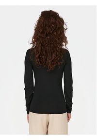 only - ONLY Bluzka Lea 15302647 Czarny Slim Fit. Kolor: czarny. Materiał: syntetyk #6