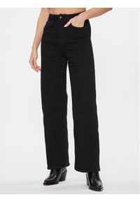 Pepe Jeans Jeansy Sparkle PL204604 Czarny Relaxed Fit. Kolor: czarny