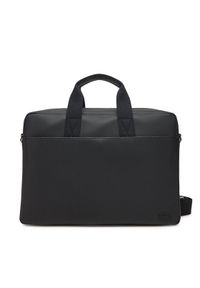 Lacoste Torba na laptopa NH4429HC Czarny. Kolor: czarny. Materiał: skóra