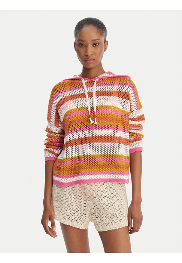 Banana Moon Sweter Gui Wilderness LTH33 Kolorowy Regular Fit. Materiał: syntetyk, bawełna. Wzór: kolorowy