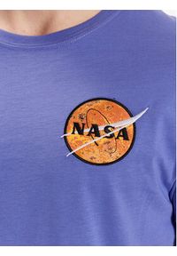 Alpha Industries T-Shirt NASA Davinci T 136508 Fioletowy Regular Fit. Kolor: fioletowy. Materiał: bawełna #4