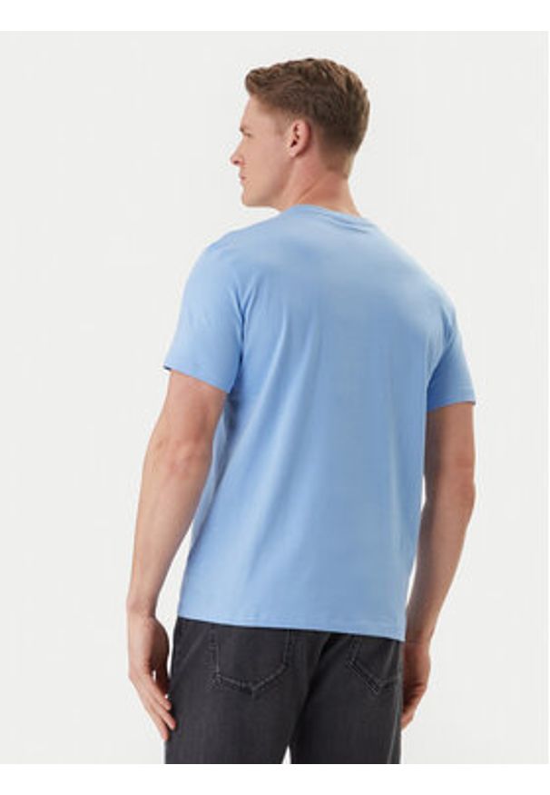 Calvin Klein Jeans T-Shirt LV04RD254G Niebieski Regular Fit. Kolor: niebieski. Materiał: bawełna
