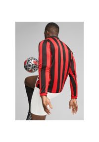 Puma - Męska koszulka jubileuszowa PUMA AC Milan 125th Anniversary. Kolor: czerwony, wielokolorowy, czarny. Materiał: jersey
