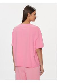 Gaudi T-Shirt 411BD64025 Różowy Relaxed Fit. Kolor: różowy. Materiał: bawełna #3