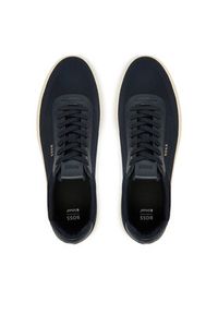 BOSS Sneakersy Kieran 50563181 Granatowy. Kolor: niebieski. Materiał: materiał #3