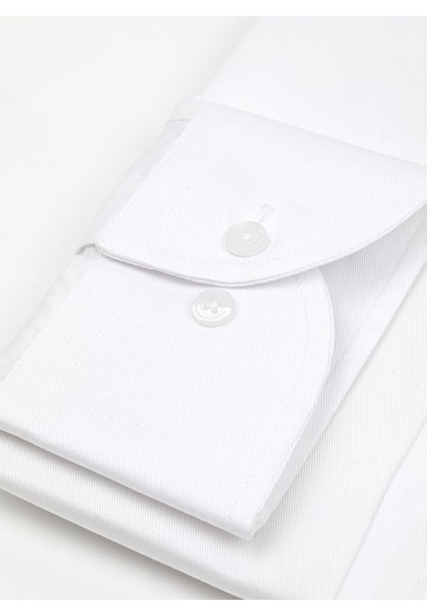 Pako Lorente - PAKO LORENTE – Koszula męska w kolorze białym P21WF-1X-174-B. Typ kołnierza: kołnierzyk klasyczny. Kolor: biały. Materiał: elastan, bawełna. Długość rękawa: długi rękaw. Długość: długie. Wzór: gładki. Styl: elegancki, klasyczny